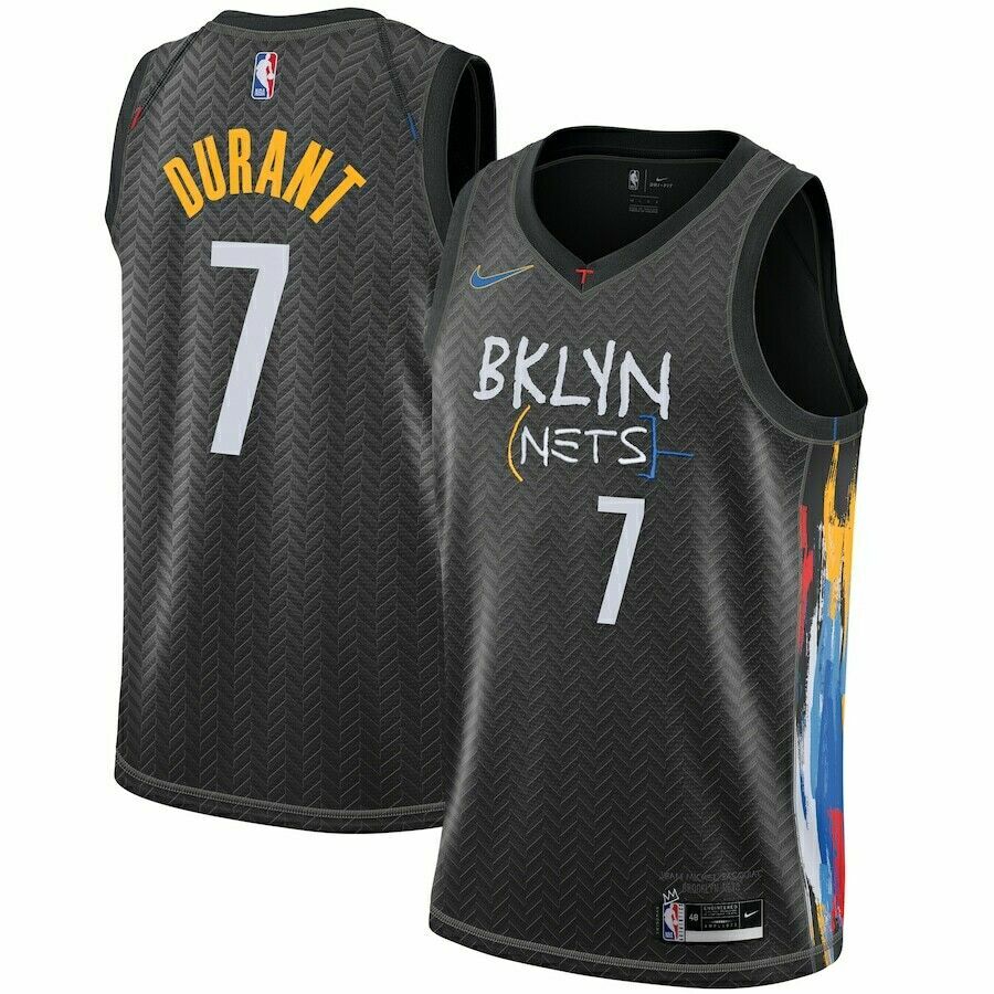 Kevin Durant Brooklyn Nets Nike City Edition Swingman Jersey Men's 2020 NBA  #7 | eBay